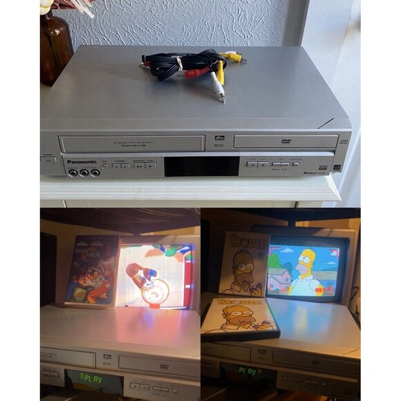 Panasonic VCR DVD Combo Recorder PV-D4734S Hi-Fi 4-Head Tested & Works! VHS DISC - Picture 1 of 5